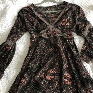 Free People Patterened Dress